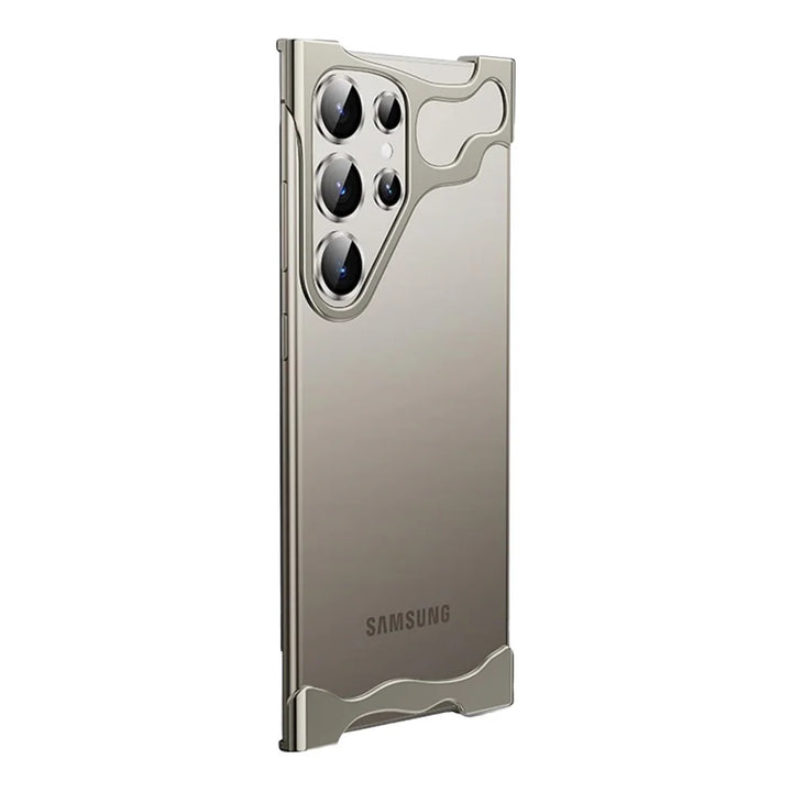 Metal Frameless Phone Case for Samsung S24 Ultra Shockproof - Polendo Design
