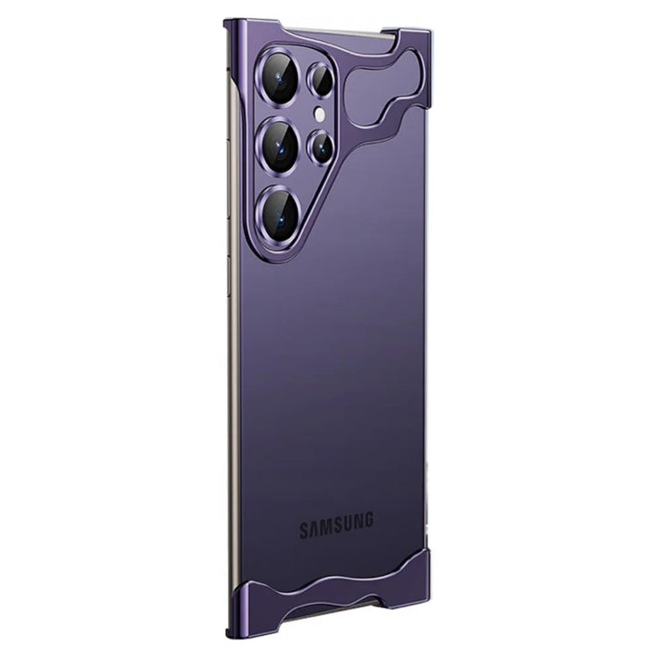 Metal Frameless Phone Case for Samsung S24 Ultra Shockproof - Polendo Design