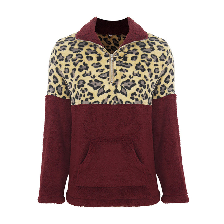 Women's Leopard Sweater Pullover