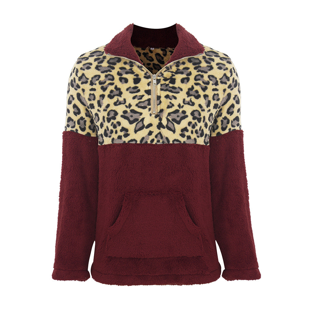 Women's Leopard Sweater Pullover