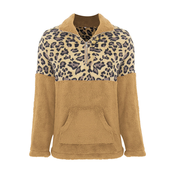 Women's Leopard Sweater Pullover