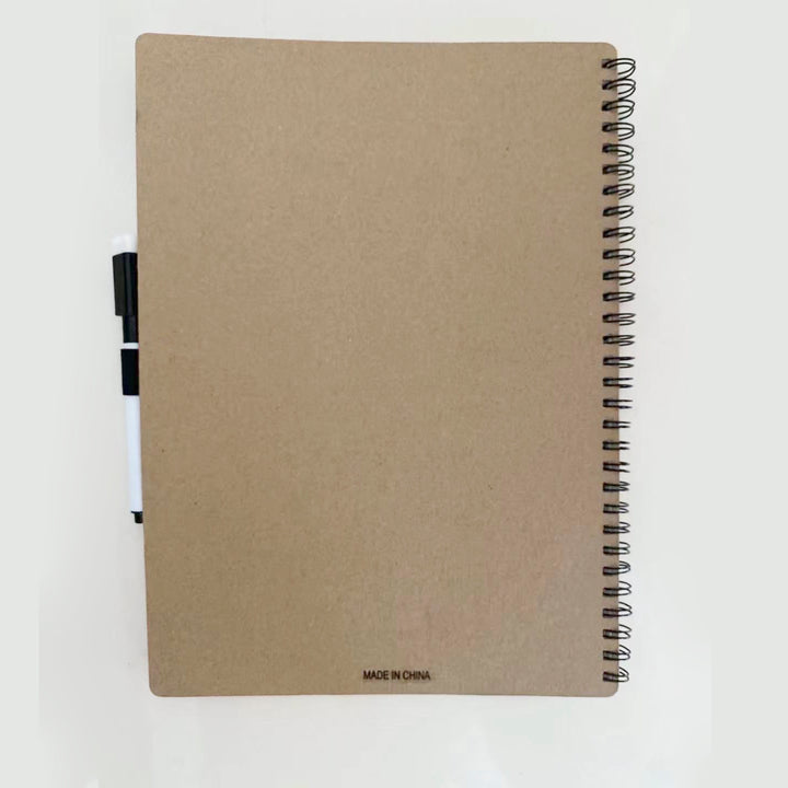 Custom Daily Journal & Study Planner – Dry Erase Academic Notebook