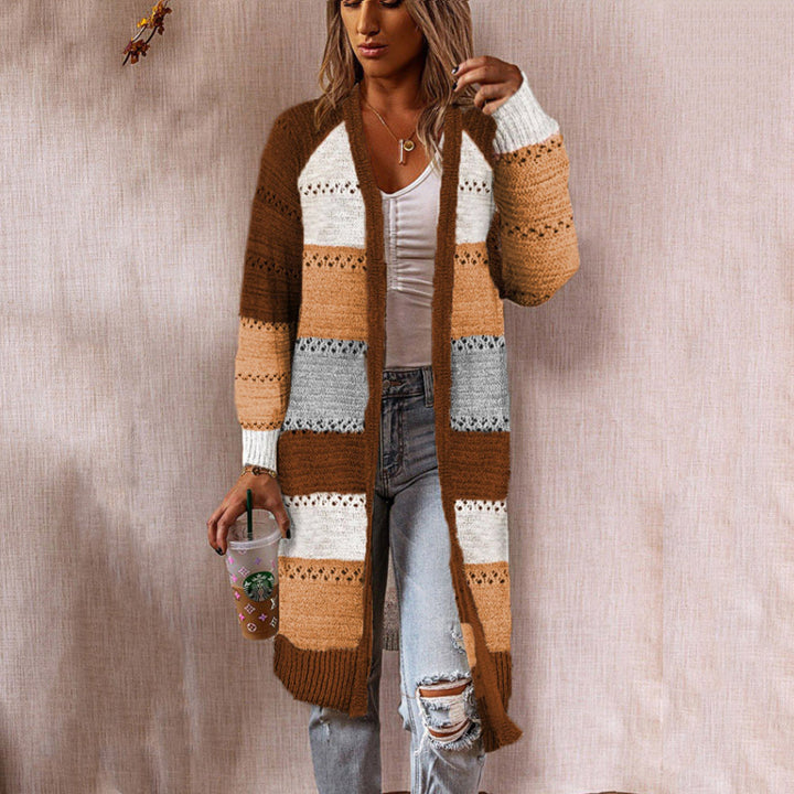 Cozy Women's Knitwear - Long Sweater Cardigan