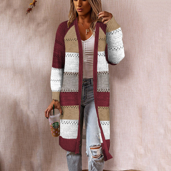 Cozy Women's Knitwear - Long Sweater Cardigan