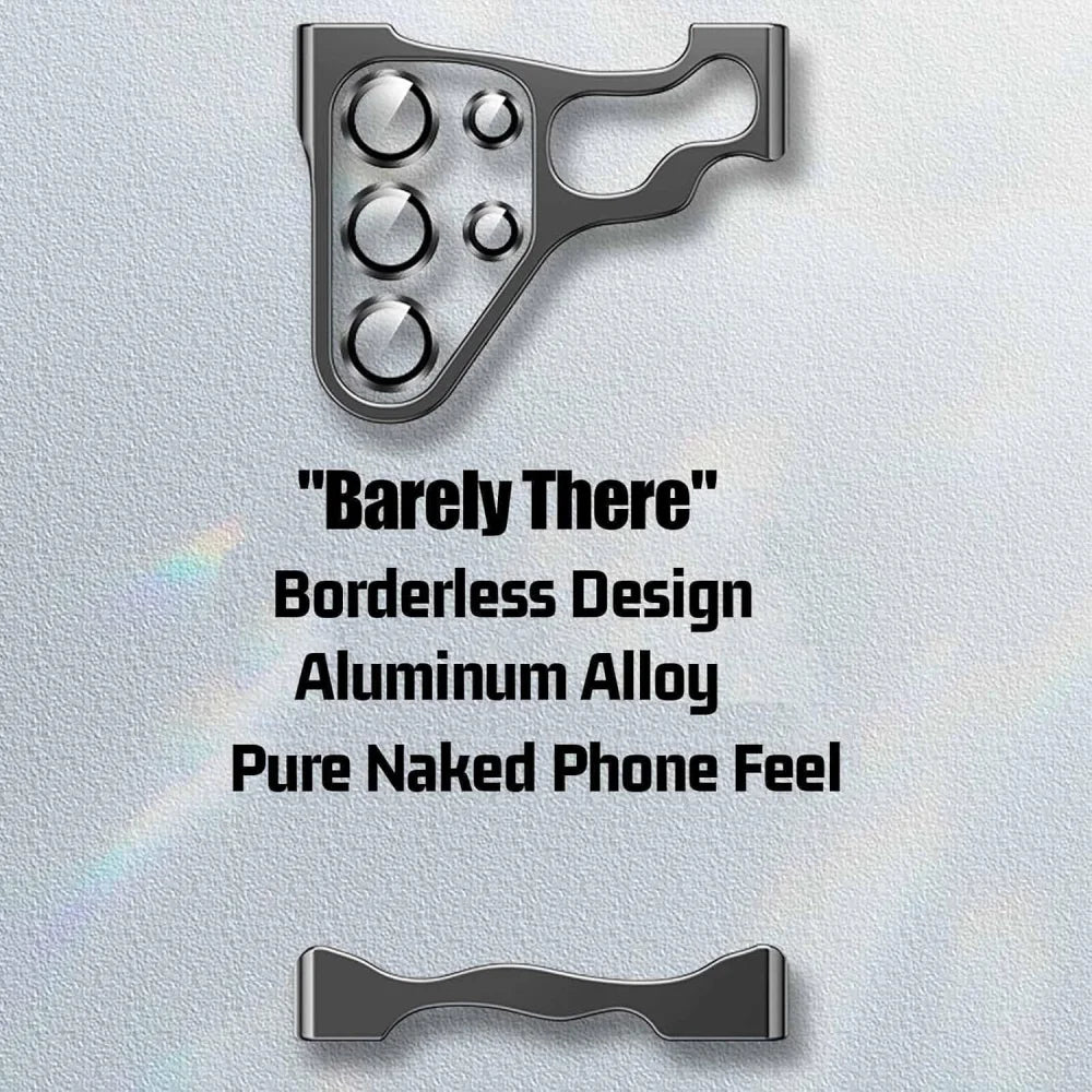 Metal Frameless Phone Case for Samsung S24 Ultra Shockproof - Polendo Design