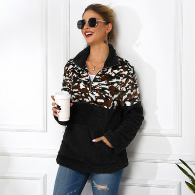 Women's Leopard Sweater Pullover