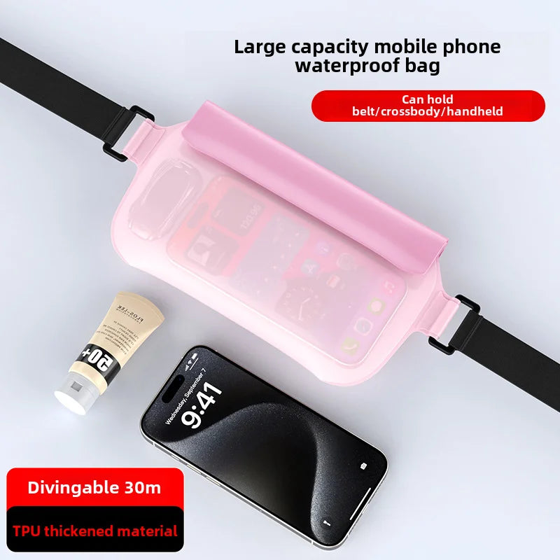 Cycling Waterproof Phone Waist Pouch Touchscreen Belt Bag - Polendo Design