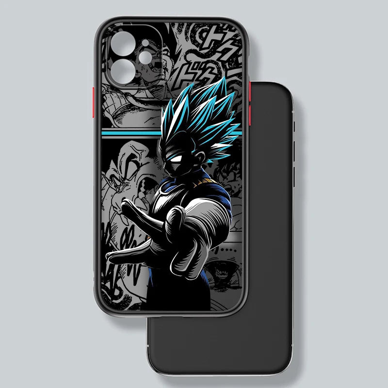 Dragon Ball Goku Frosted Anime Phone Case for iPhone - Polendo Design