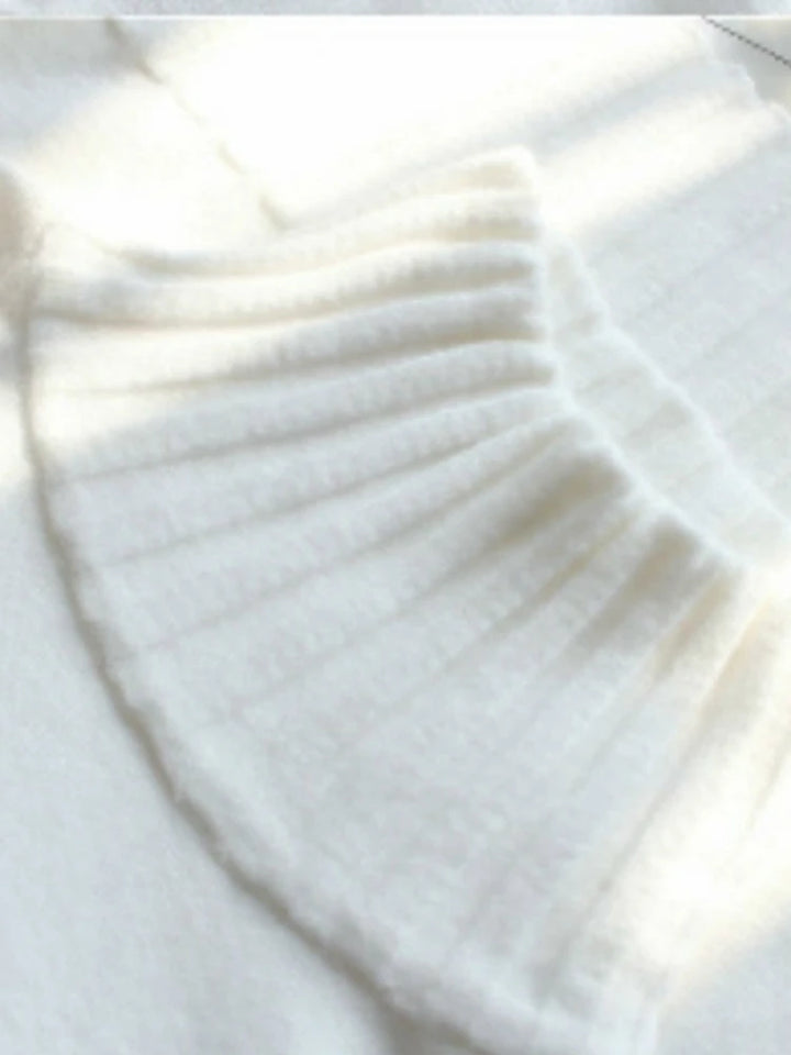 Oversized Knitted Turtleneck Pullover For Women