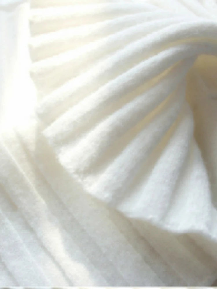 Oversized Knitted Turtleneck Pullover For Women