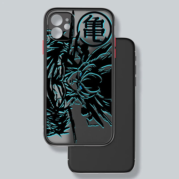 Dragon Ball Goku Frosted Anime Phone Case for iPhone - Polendo Design