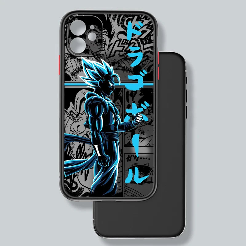Dragon Ball Goku Frosted Anime Phone Case for iPhone - Polendo Design