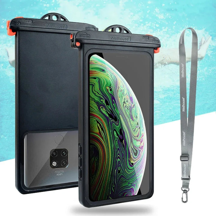 Anti-Falling Waterproof Phone Pouch Touchscreen Case 6.9 Inch - Polendo Design