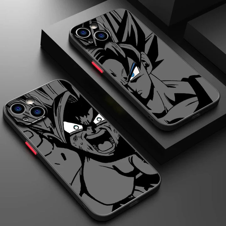 Dragon Ball Goku Frosted Anime Phone Case for iPhone - Polendo Design