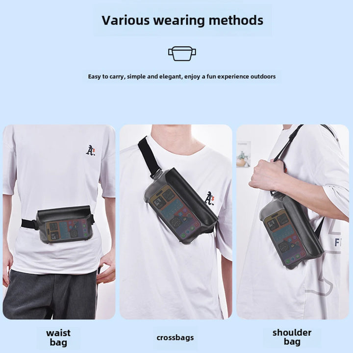 Cycling Waterproof Phone Waist Pouch Touchscreen Belt Bag - Polendo Design