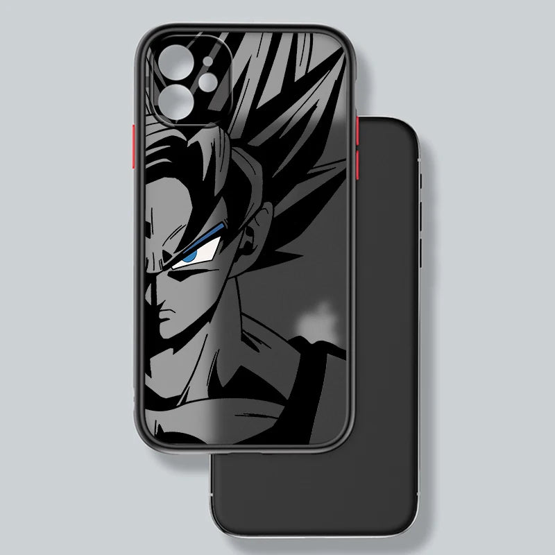 Dragon Ball Goku Frosted Anime Phone Case for iPhone - Polendo Design