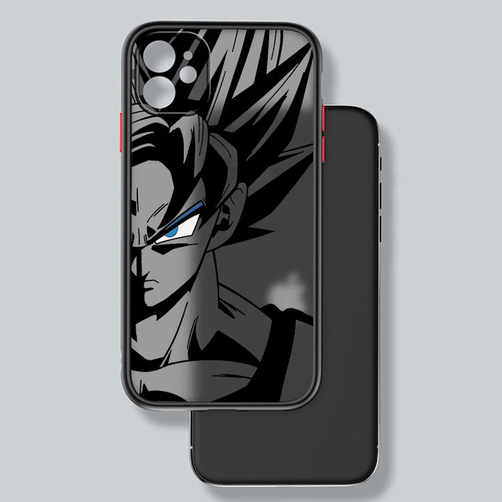 Dragon Ball Goku Frosted Anime Phone Case for iPhone - Polendo Design