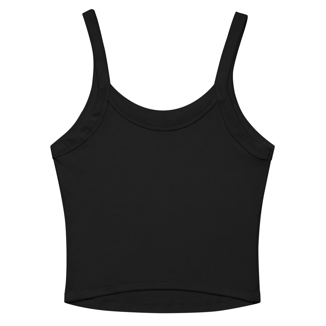"Aesthetic Double heart crop top" Women’s micro-rib tank top - Polendo Design