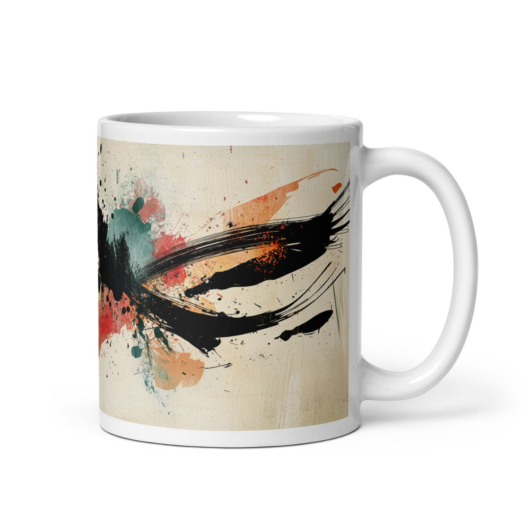 "Balance and Harmony" White glossy mug - Polendo Design