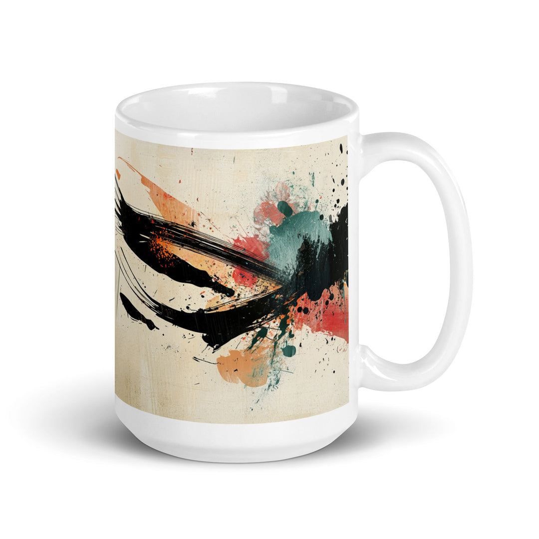 "Balance and Harmony" White glossy mug - Polendo Design