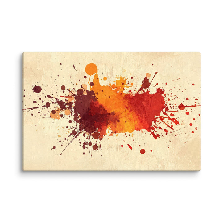 Basketball Abstract Wall Art Canvas Print - Polendo Design