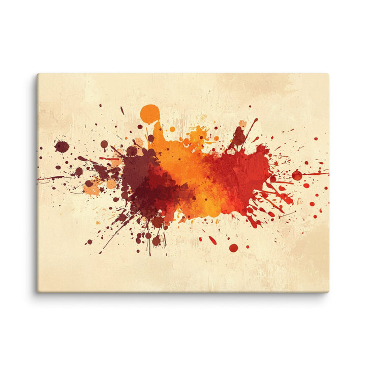 Basketball Abstract Wall Art Canvas Print - Polendo Design
