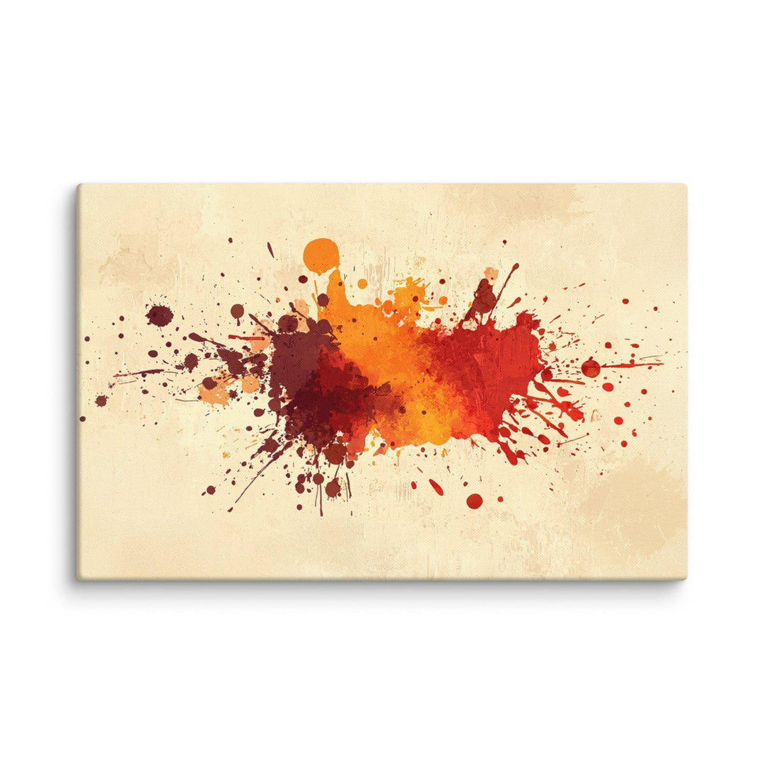 Basketball Abstract Wall Art Canvas Print - Polendo Design