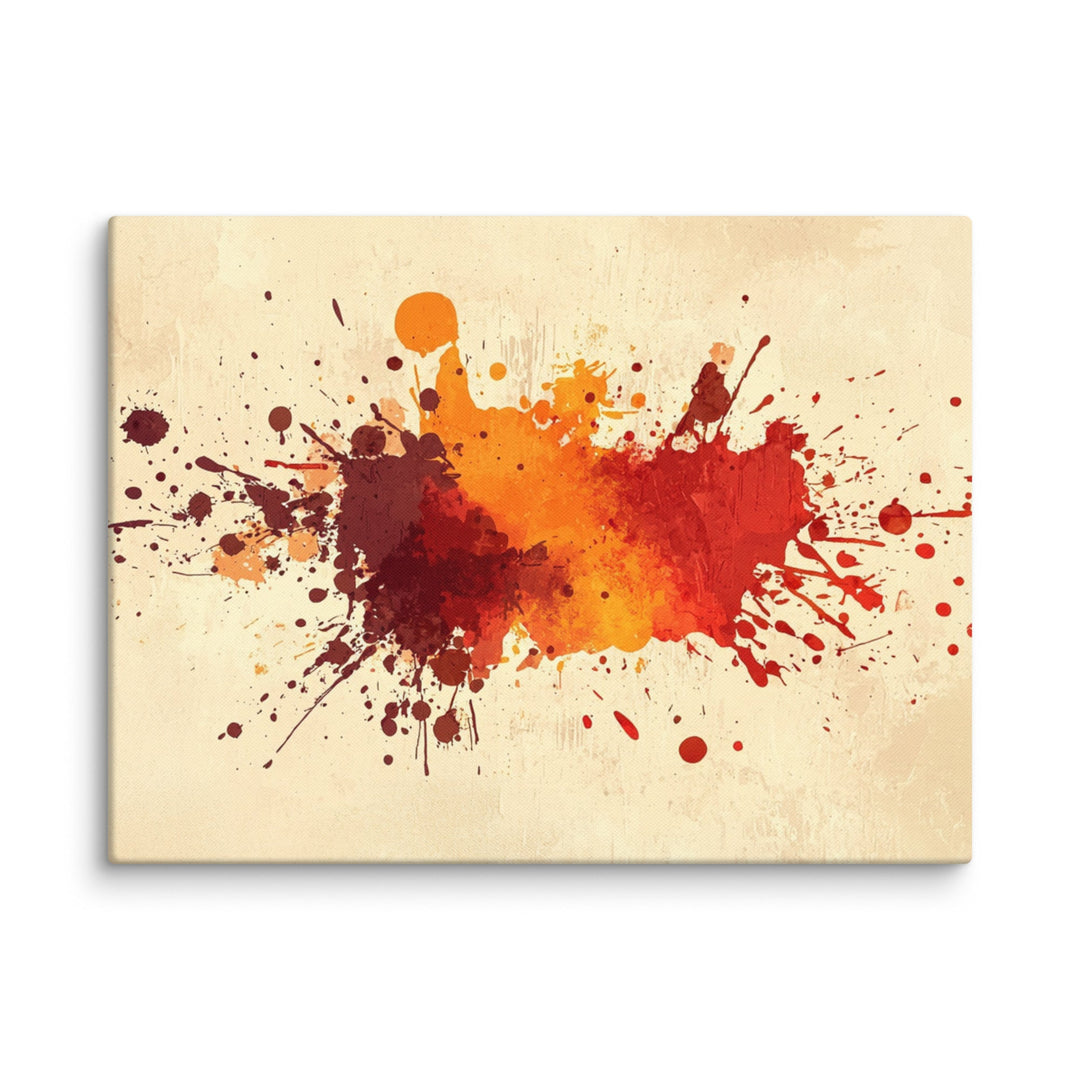 Basketball Abstract Wall Art Canvas Print - Polendo Design