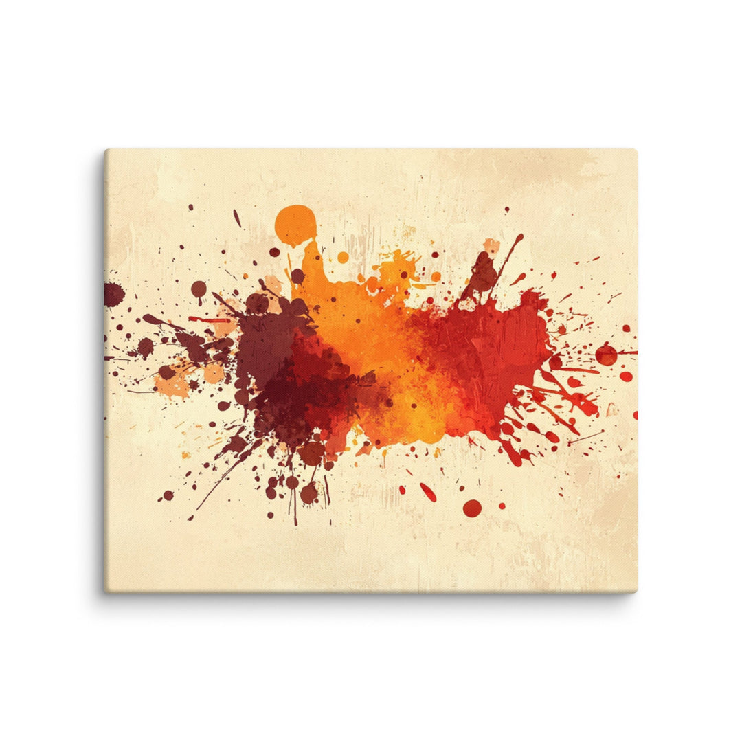 Basketball Abstract Wall Art Canvas Print - Polendo Design