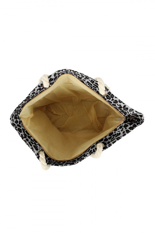 Bold Leopard Print Tote Bag for Everyday Style - Polendo Design