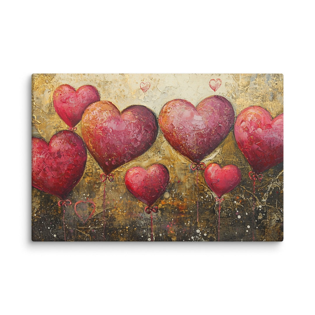 "Love Always Rises" Canvas Wall Art - Polendo Design