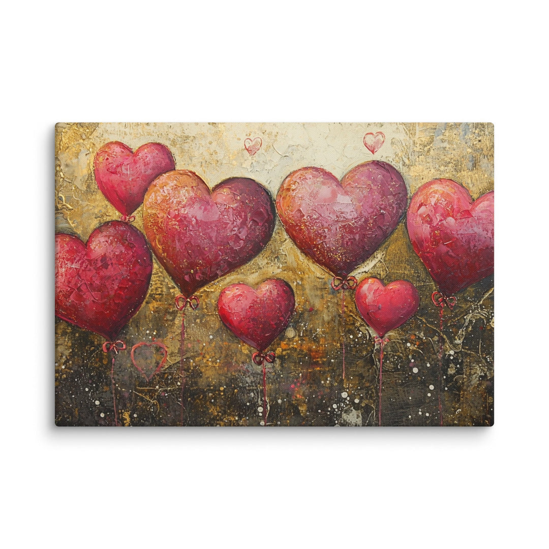 "Love Always Rises" Canvas Wall Art - Polendo Design