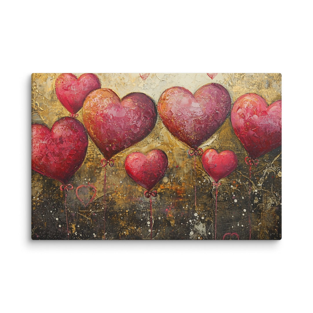"Love Always Rises" Canvas Wall Art - Polendo Design