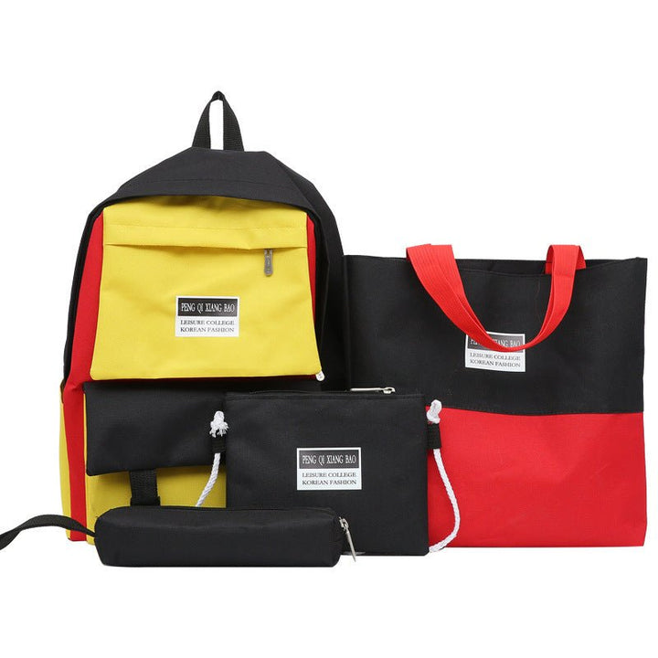 Canvas School Book Bags-Backpack - Polendo Design