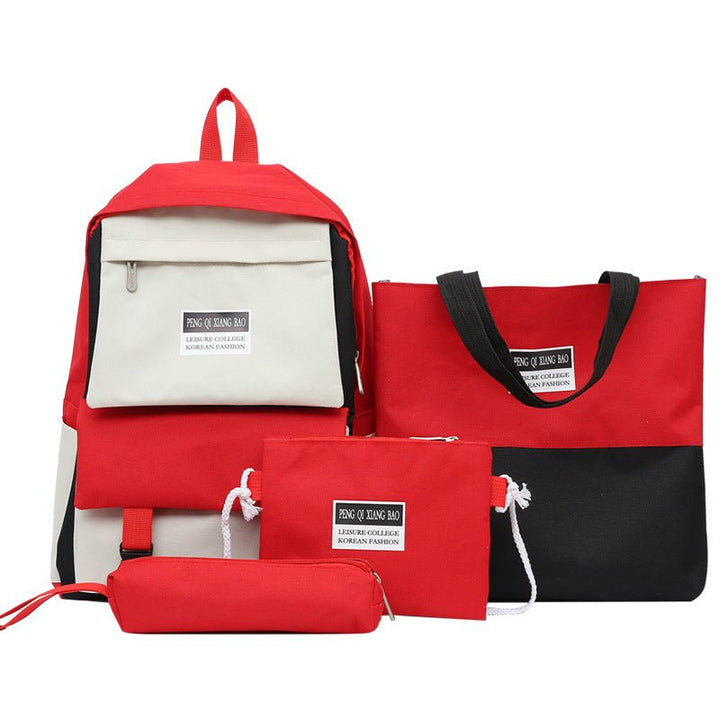 Canvas School Book Bags-Backpack - Polendo Design