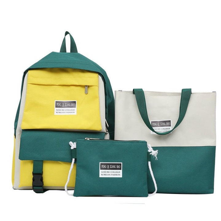 Canvas School Book Bags-Backpack - Polendo Design