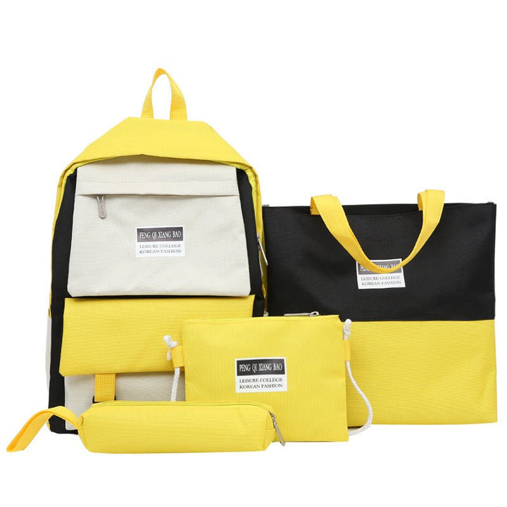 Canvas School Book Bags-Backpack - Polendo Design