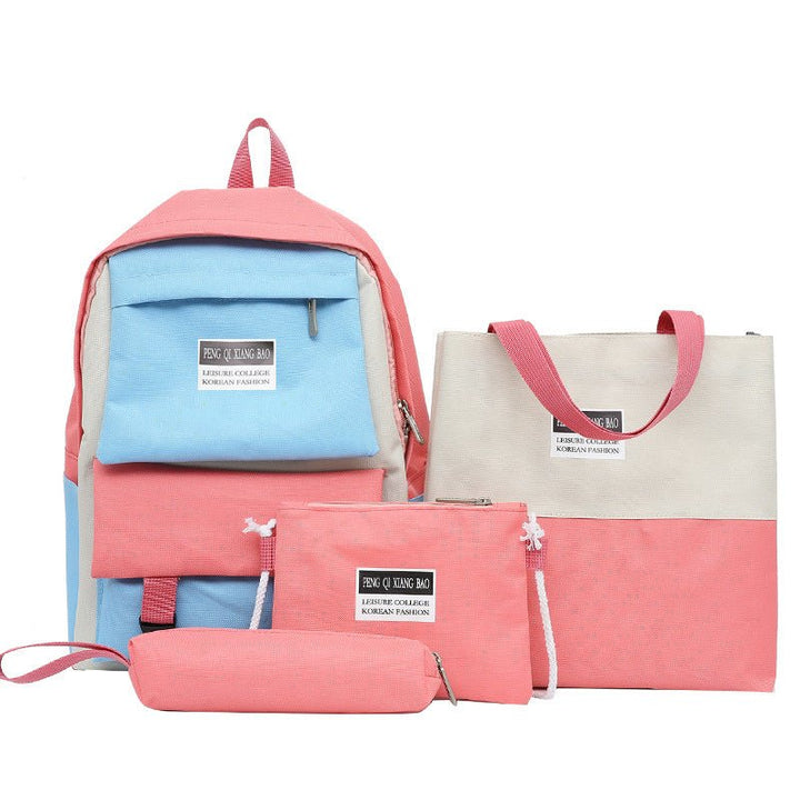 Canvas School Book Bags-Backpack - Polendo Design