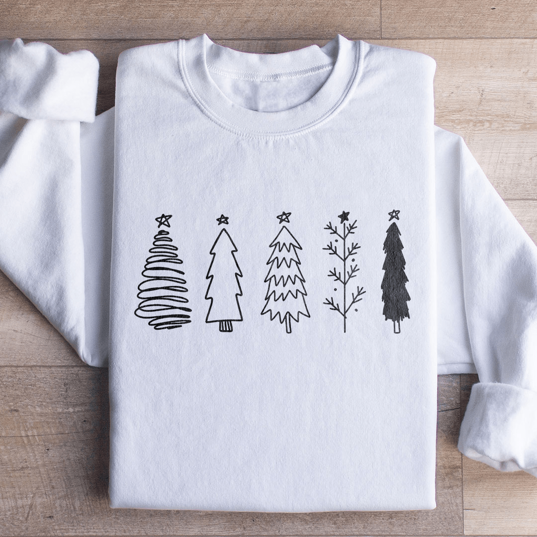 Christmas Trees Sweatshirt - Polendo Design