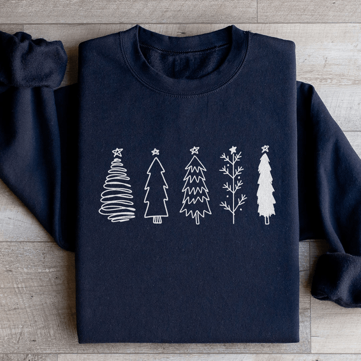 Christmas Trees Sweatshirt - Polendo Design