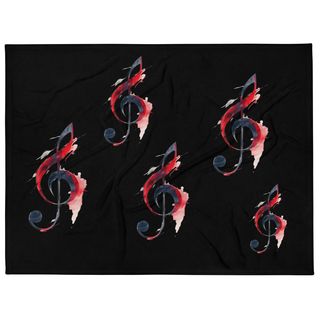 "Comfort Night Note" Throw Blanket - Polendo Design