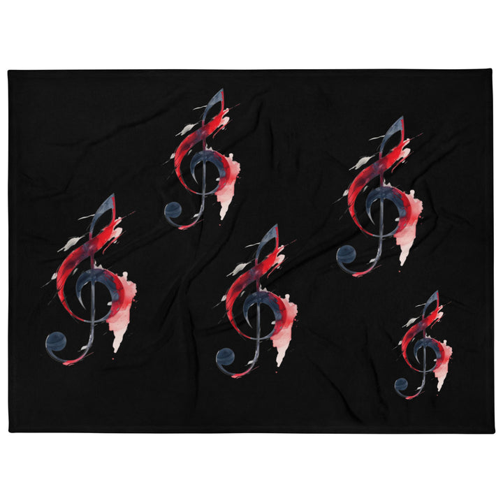 "Comfort Night Note" Throw Blanket - Polendo Design