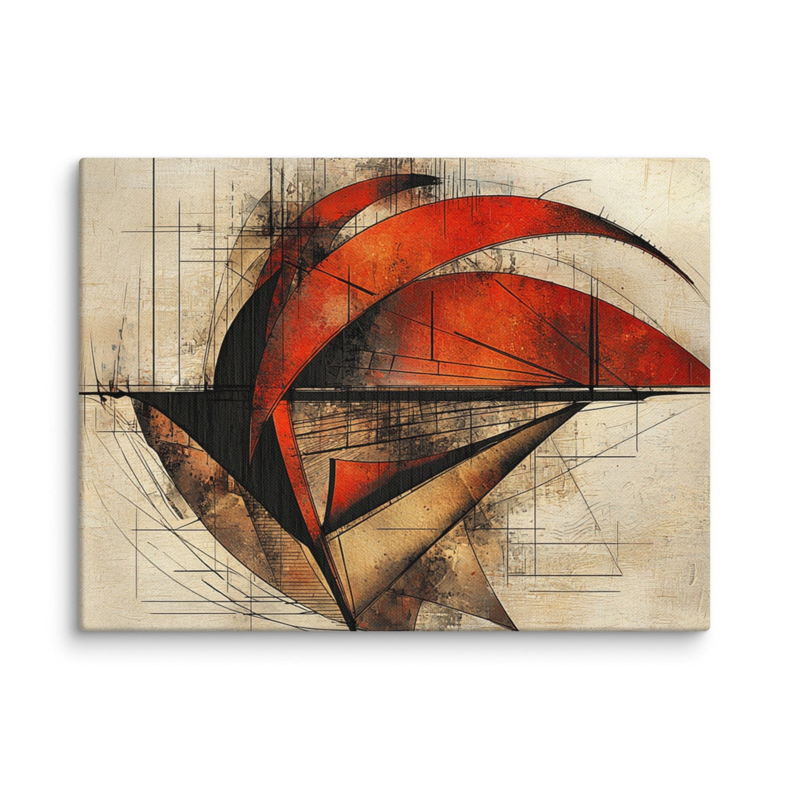 "Constructed Momentum" Canvas - Polendo Design