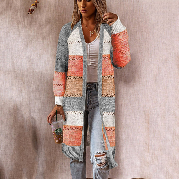 Cozy Women's Knitwear - Long Sweater Cardigan - Polendo Design