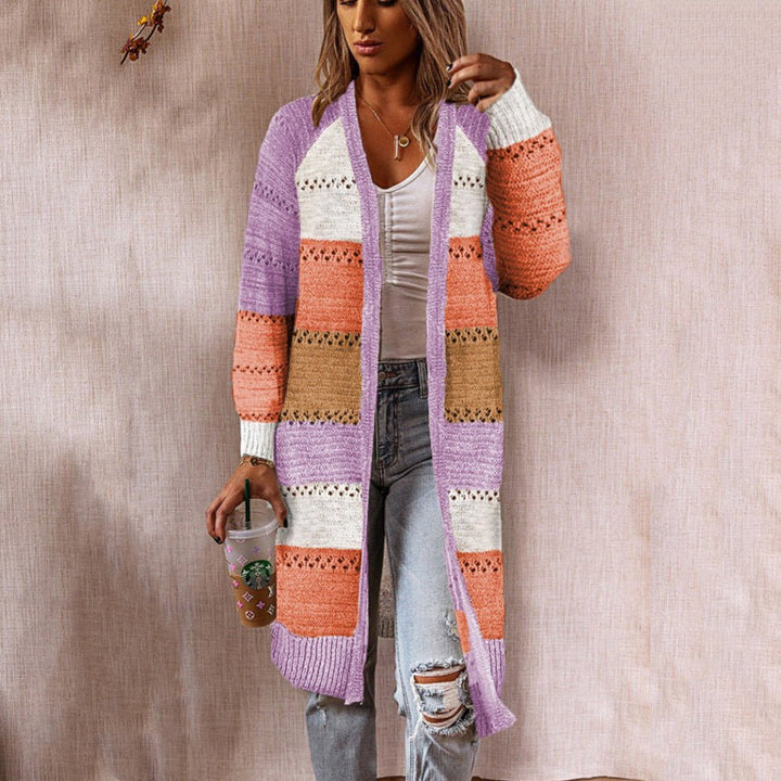 Cozy Women's Knitwear - Long Sweater Cardigan - Polendo Design
