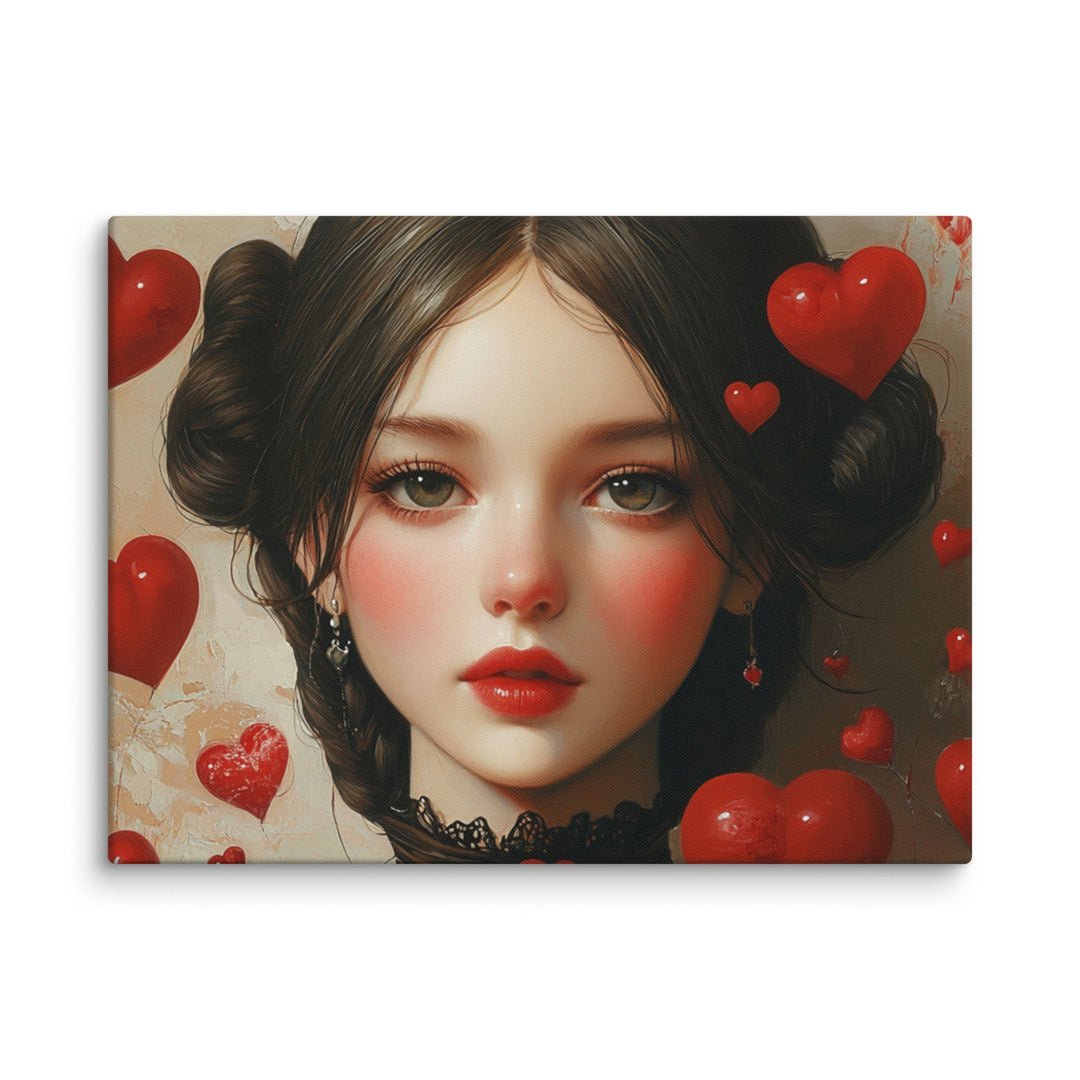 " Crimson Crush " Canvas - Polendo Design