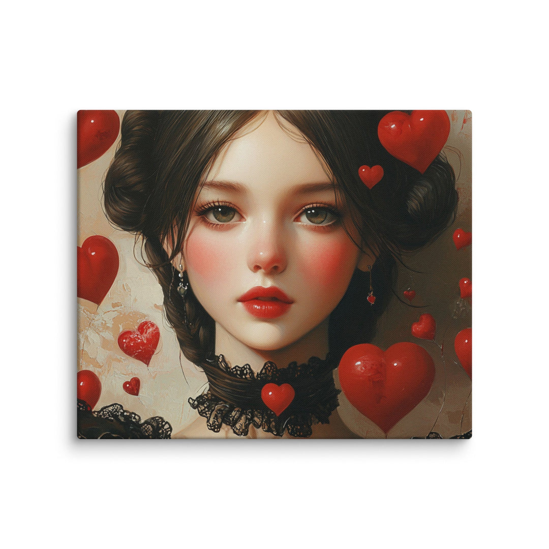 " Crimson Crush " Canvas - Polendo Design