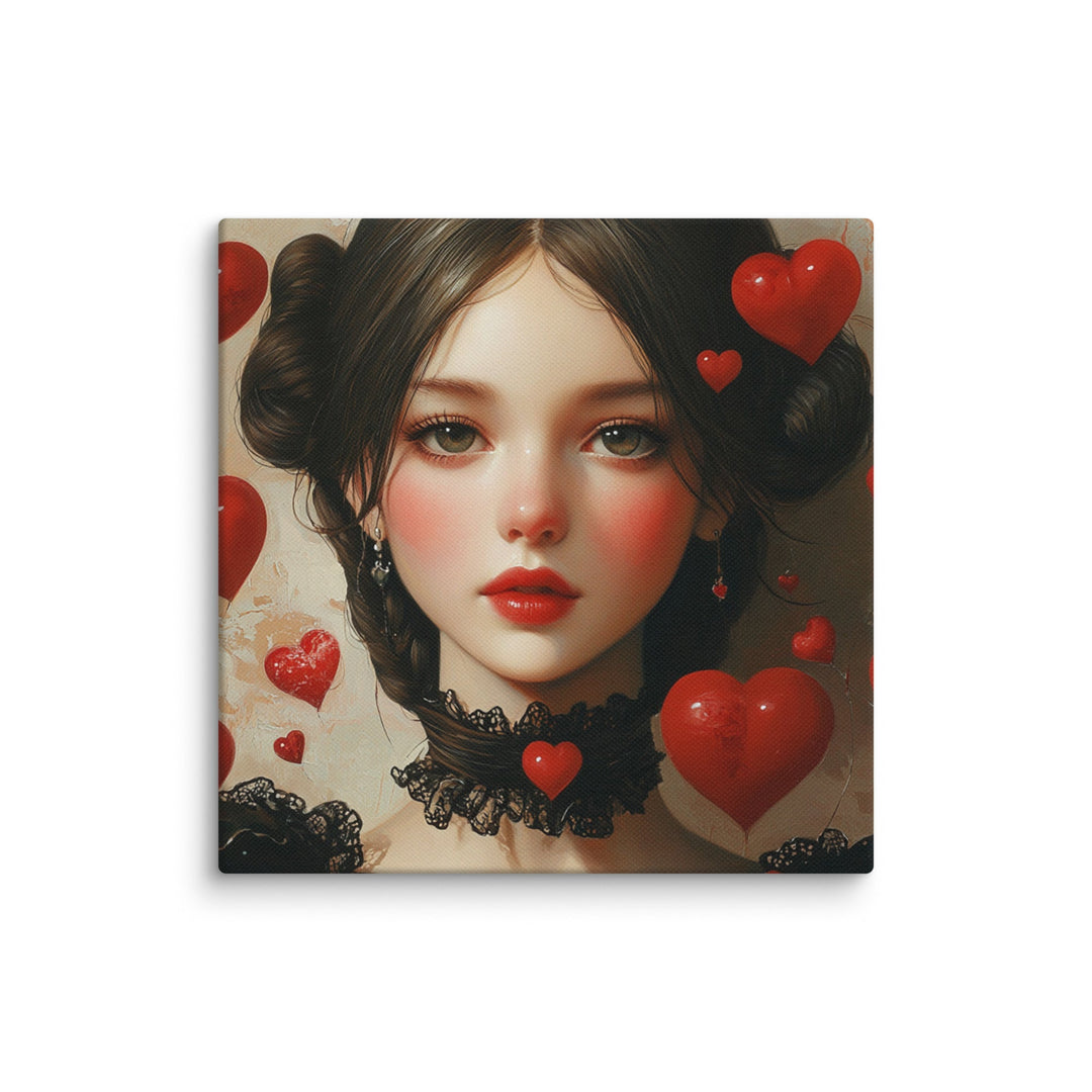 " Crimson Crush " Canvas - Polendo Design