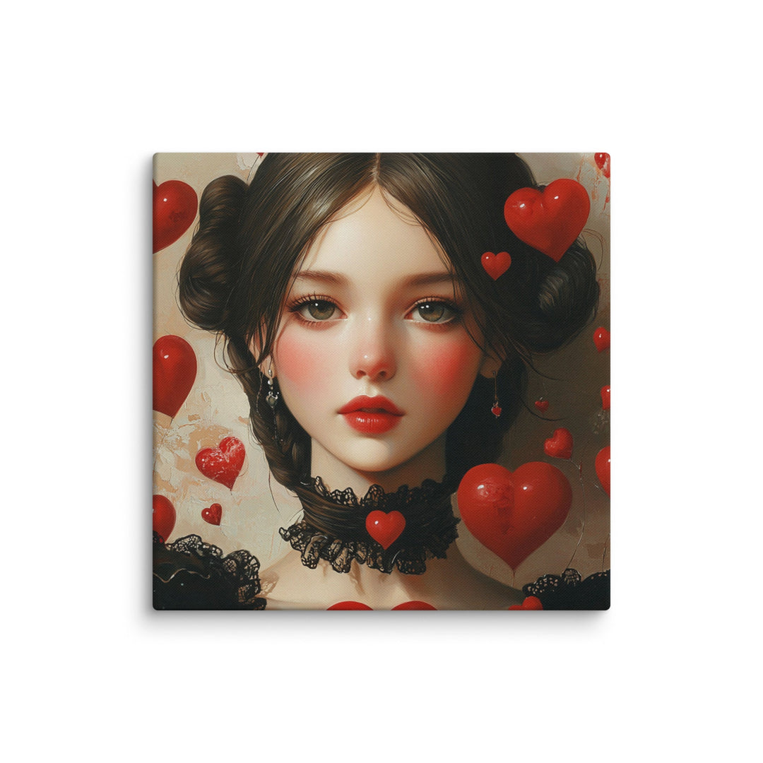 " Crimson Crush " Canvas - Polendo Design