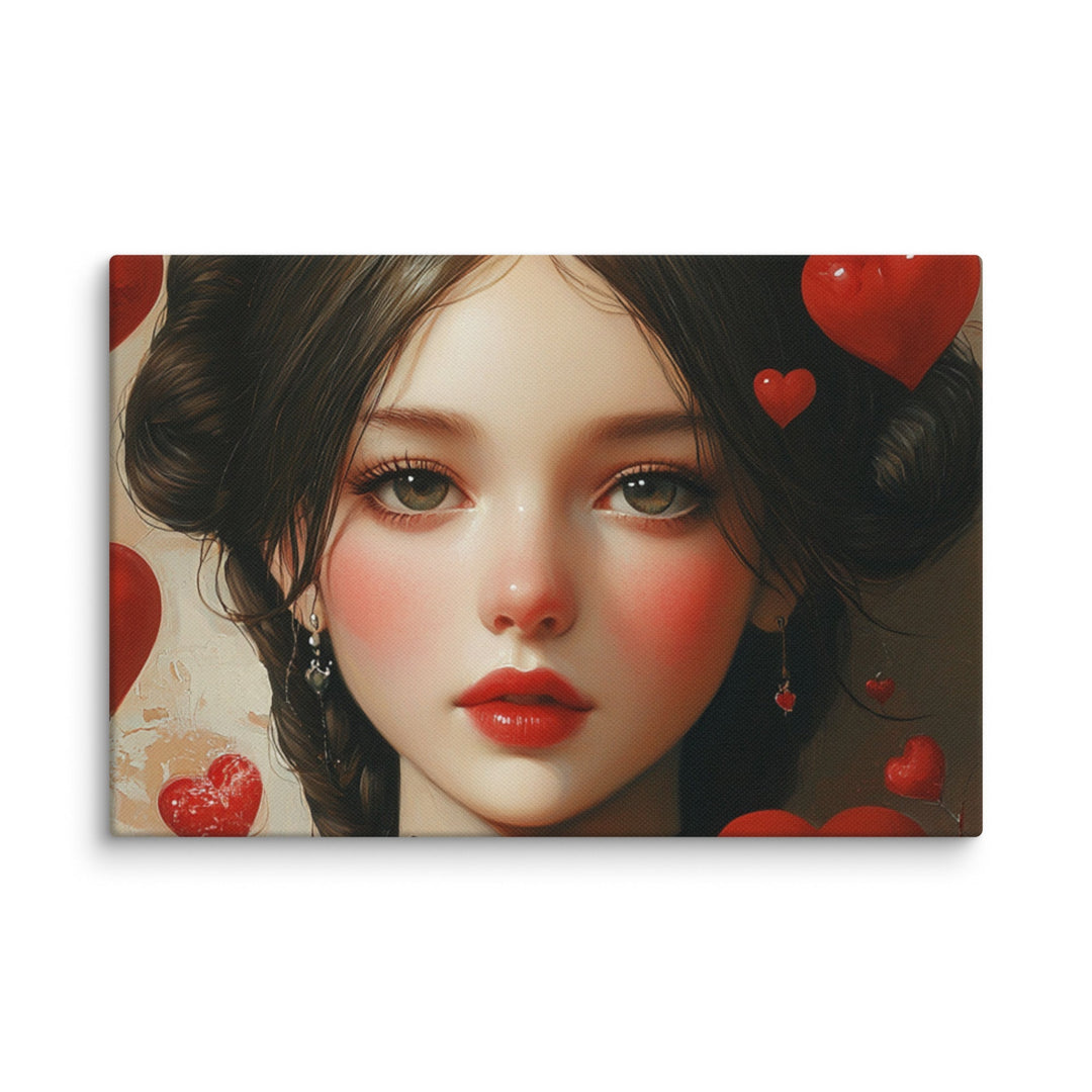 " Crimson Crush " Canvas - Polendo Design